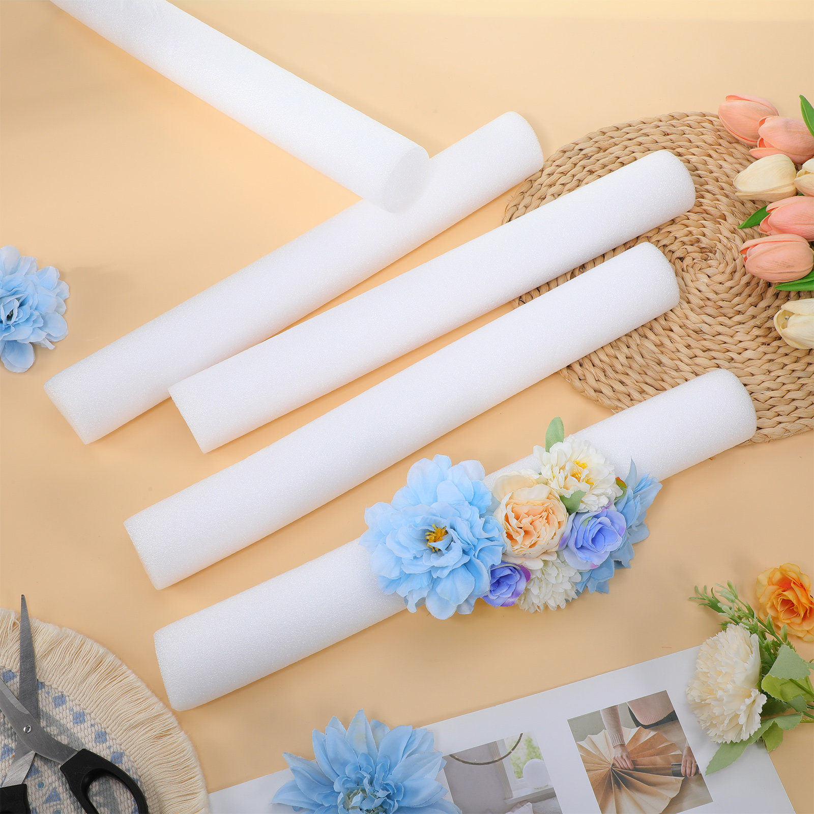 Florist Flower Supply - 5Pcs Flower Arrangement Foam Rods Lightweight