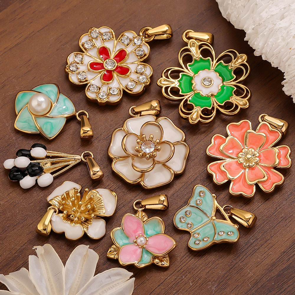2PCS Stainless Steel Enamel La - Flower Supplies recensie en prijs