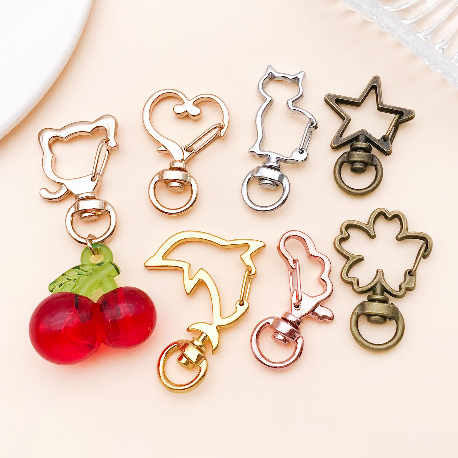 5pcs/lot Heart Star Moon Cat D - Flower Supplies recensie en prijs