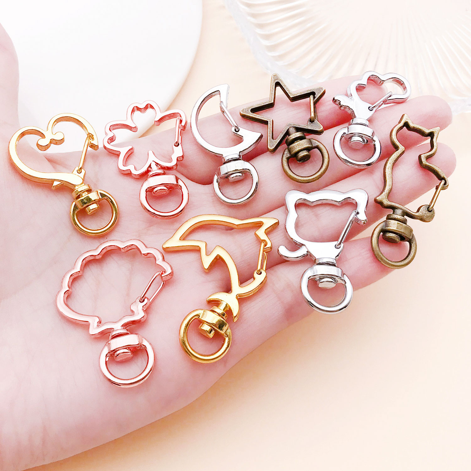 5pcs/lot Heart Star Moon Cat D - Flower Supplies recensie en prijs