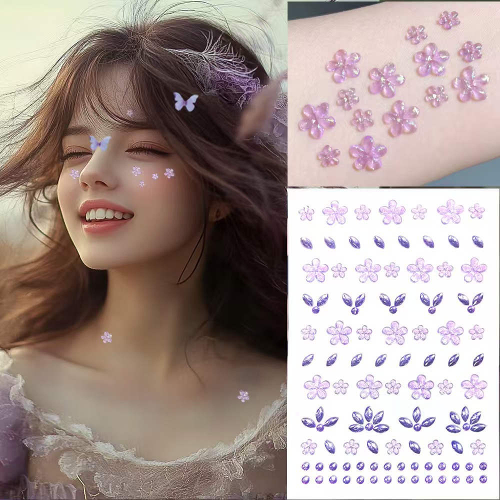New Diamond Face Stickers 3D F - Flower Supplies recensie en prijs