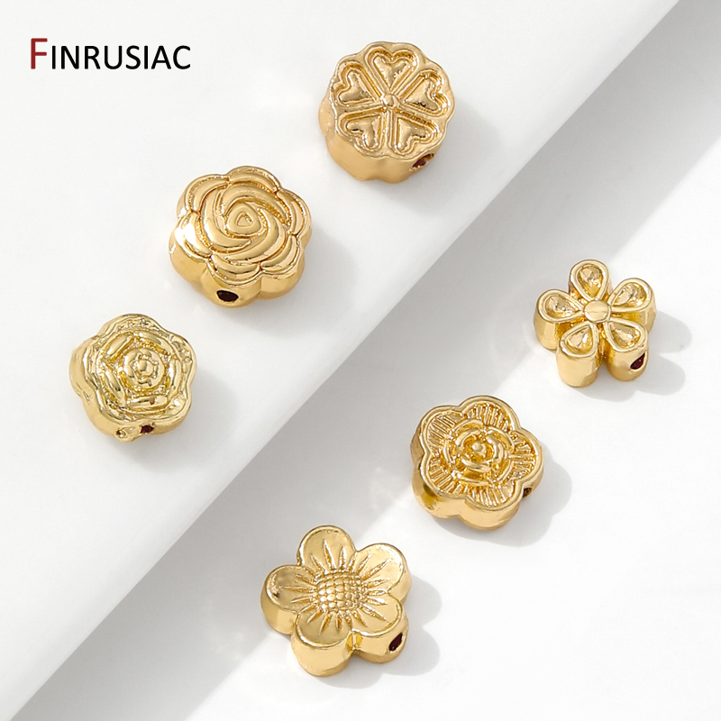 14K Gold Plated Brass Flower S - Flower Supplies recensie en prijs
