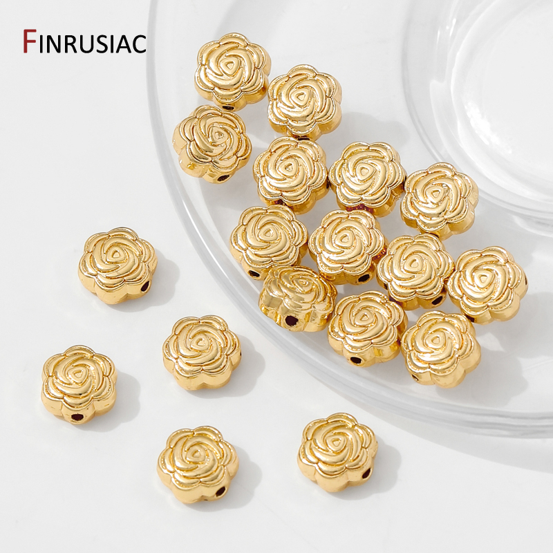 14K Gold Plated Brass Flower S - Flower Supplies recensie en prijs