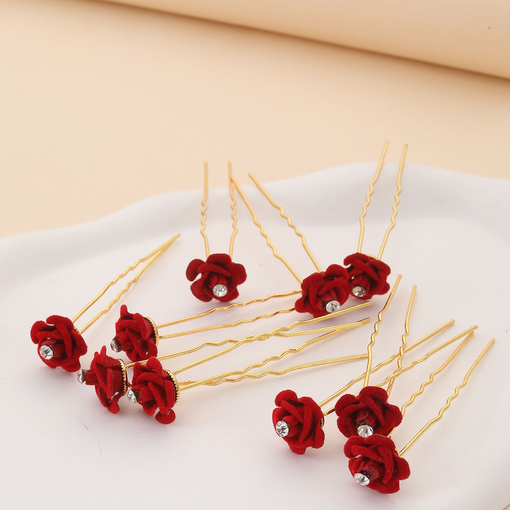 10Pcs Rose Hair Accessories We - Flower Supplies recensie en prijs