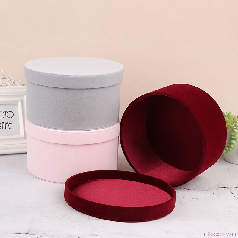 Velvet Round Flowers Box Gift  - Florist Flower Supply recensie en prijs