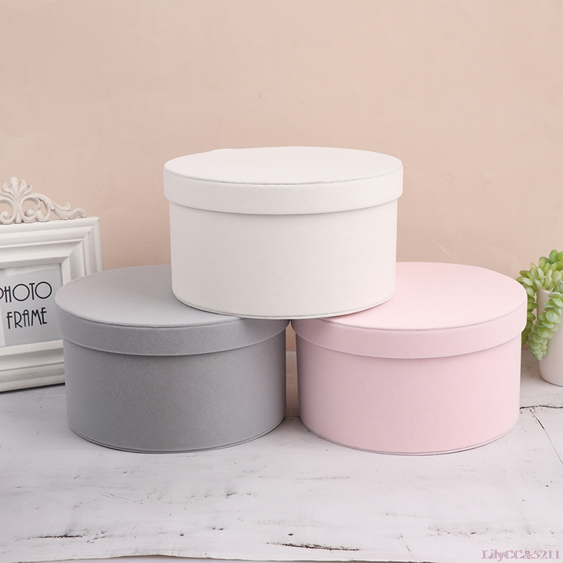 Velvet Round Flowers Box Gift  - Florist Flower Supply recensie en prijs