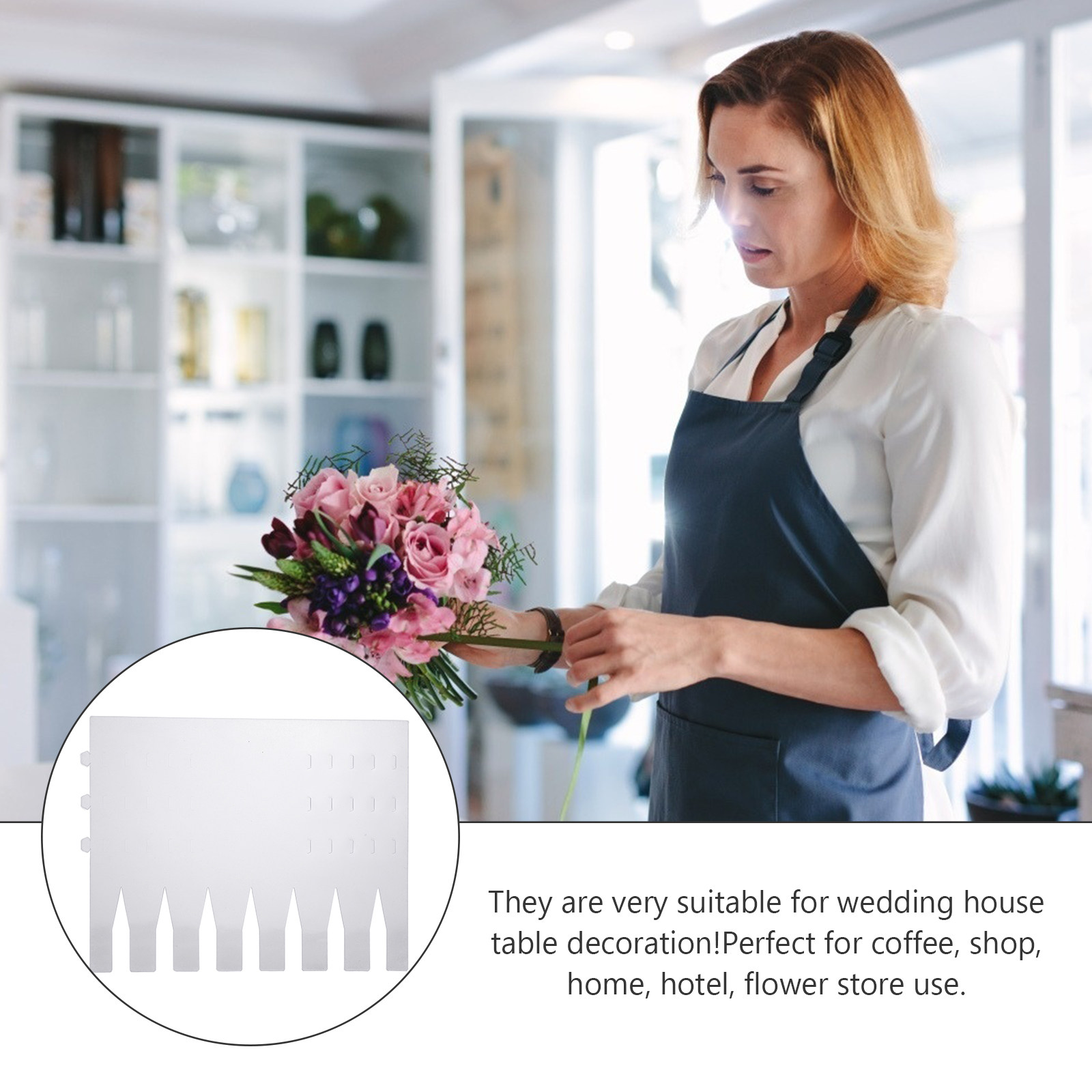 10Pcs Bouquet Base DIY Flower  - The Florist Supply Shop recensie en prijs