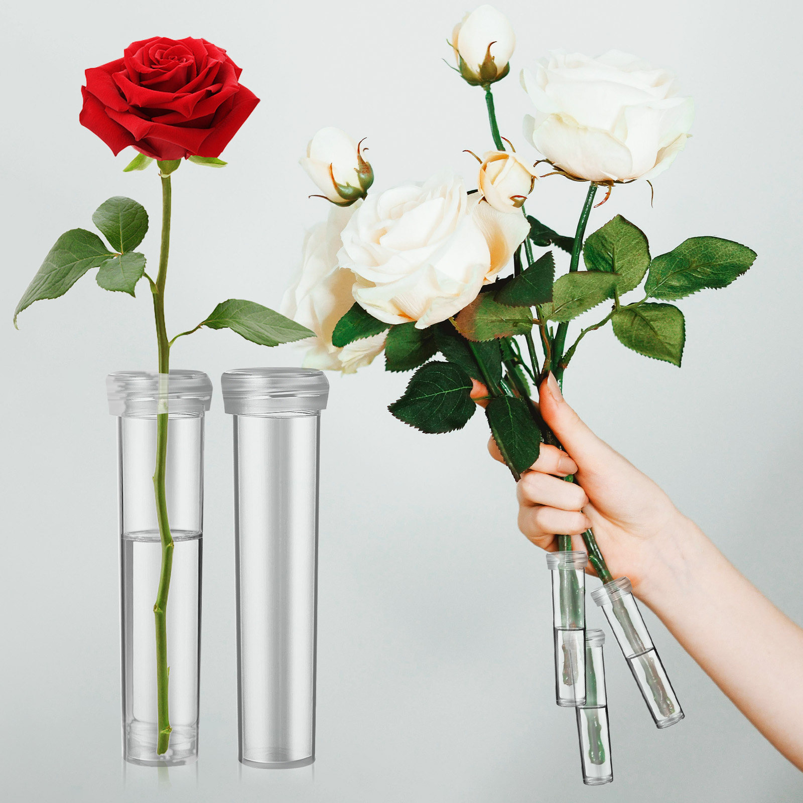 100Pcs Flower Water Tubes Leak - Florist Flower Supply recensie en prijs