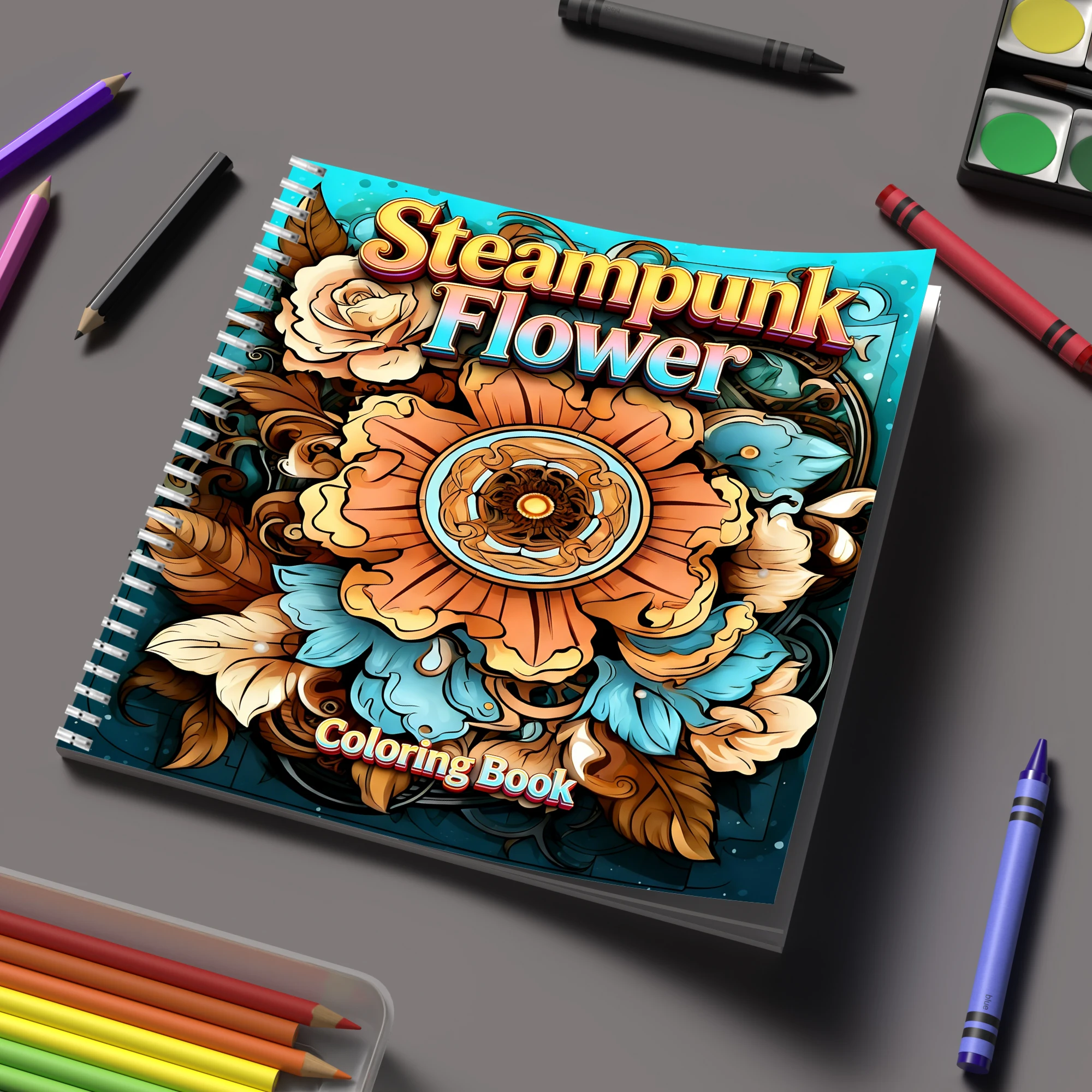 Coloring Book Steampunk Flower - Flower Supplies recensie en prijs