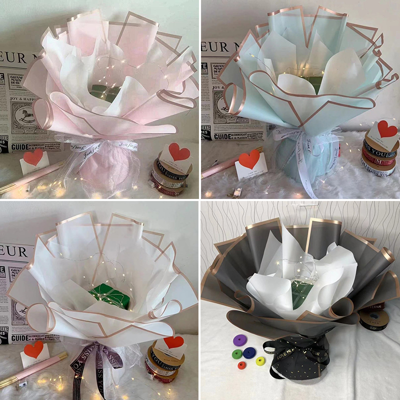 10pcs/set Waterproof Gold Bord - Florist Flower Supply recensie en prijs
